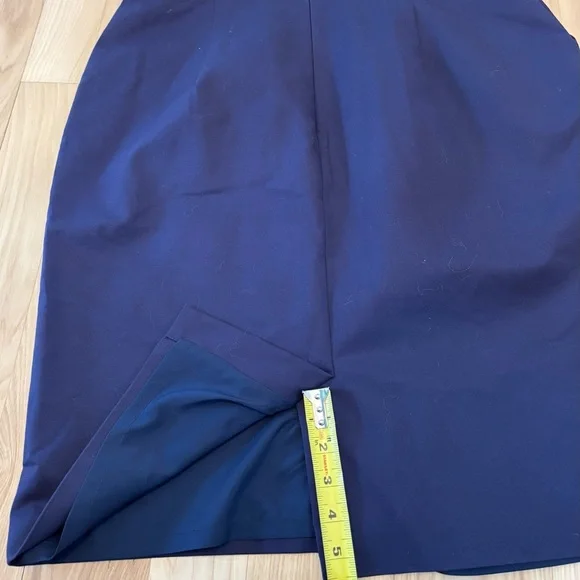 Banana Republic Women’s Navy Sheath Dress Sz 14 Preppy Career - Picture 11 of 11